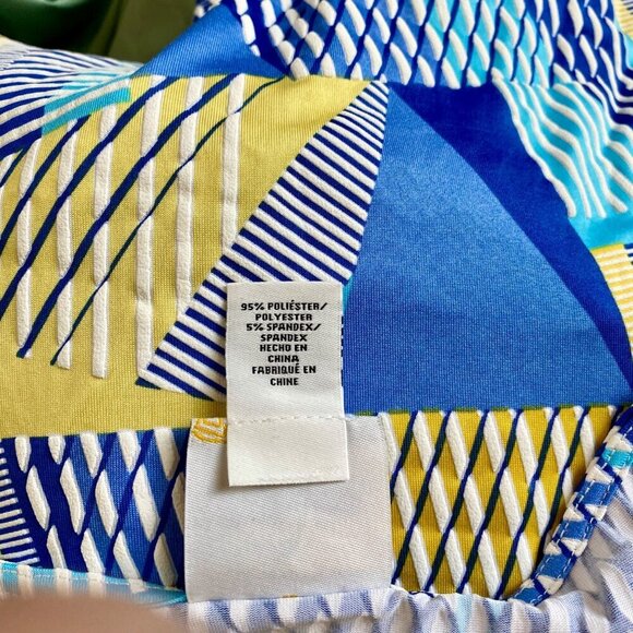 Ruby Rd. Favorites Colorful Textured Short Sleeve Top Women's XS NEW - Picture 9 of 9